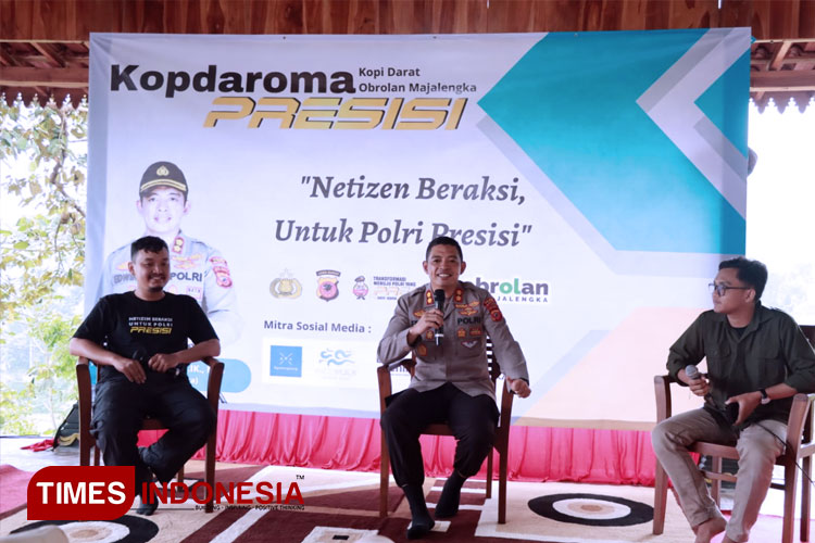 Polres Majalengka gelar Kopdar dengan Netizen. (FOTO: Humas Polres Majalengka for TIMES Indonesia)