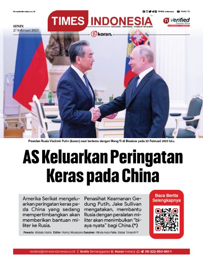 Edisi Senin, 27 Februari 2023: E-Koran, Bacaan Positif Masyarakat 5.0 