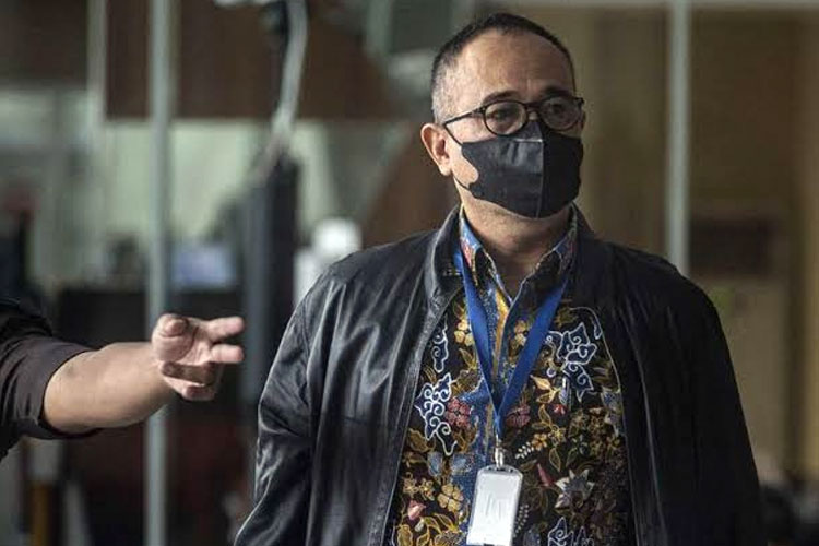 Rafael Alun Trisambodo saat berada di Gedung Merah Putih KPK di Jakarta Selatan. (FOTO: Antara)