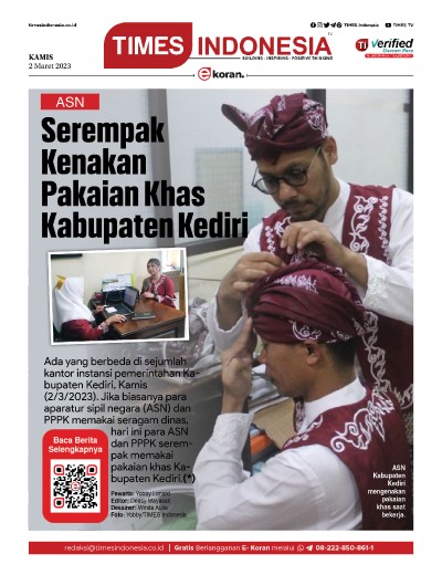 Edisi Kamis, 2 Maret 2023: E-Koran, Bacaan Positif Masyarakat 5.0