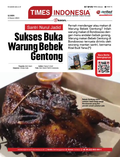 Edisi Kamis, 2 Maret 2023: E-Koran, Bacaan Positif Masyarakat 5.0