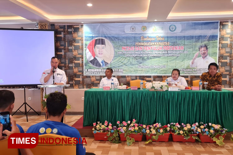 Bimtek Peningkatan Kapasitas Petani dan Penyuluh Pertanian Di Kabupaten Sumbawa, NTB