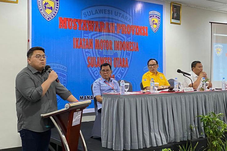 Rio Dondokambey Pimpin IMI Sulawesi Utara 2023-2027