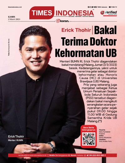 Edisi Kamis, 2 Maret 2023: E-Koran, Bacaan Positif Masyarakat 5.0