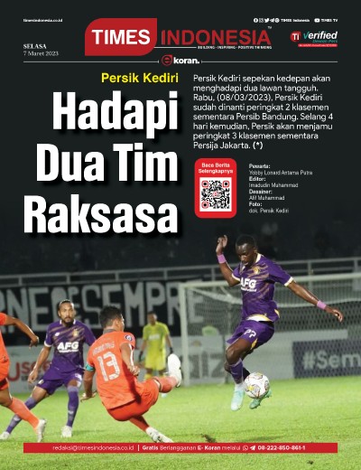 Edisi Selasa, 7 Maret 2023: E-Koran, Bacaan Positif Masyarakat 5.0