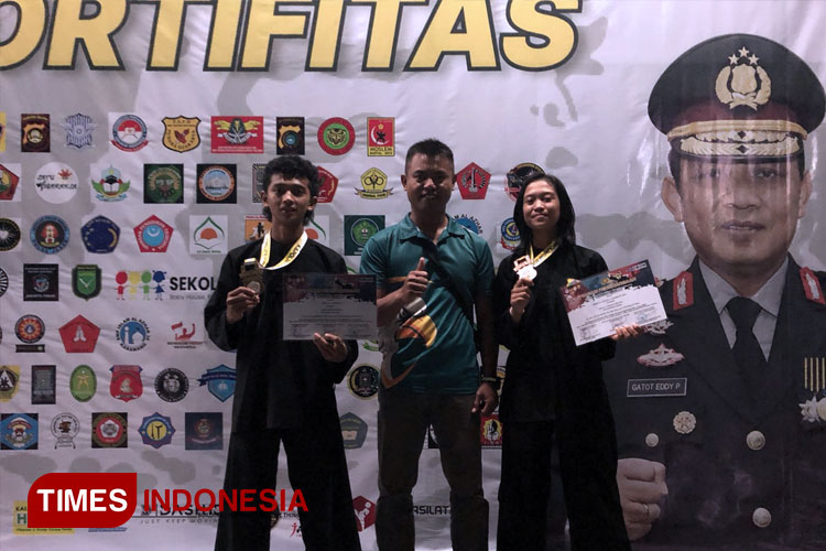 Atlet Silat PSHT Bondowoso Sabet Emas Kapolri Cup