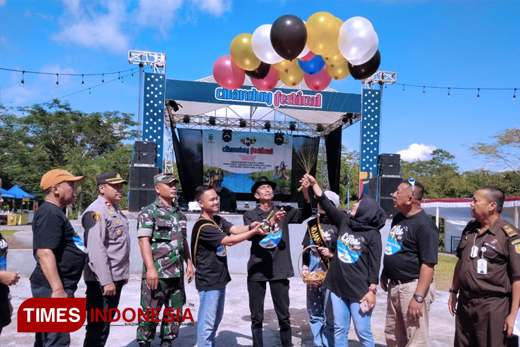 Peresmian Citanduy Festival di Taman Pusdai Kota Banjar. (FOTO: Susi/TIMES Indonesia)  