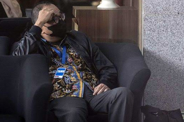 Rafael Alun Trisambodo saat menjalani pemeriksaan di KPK. (FOTO: Antara)