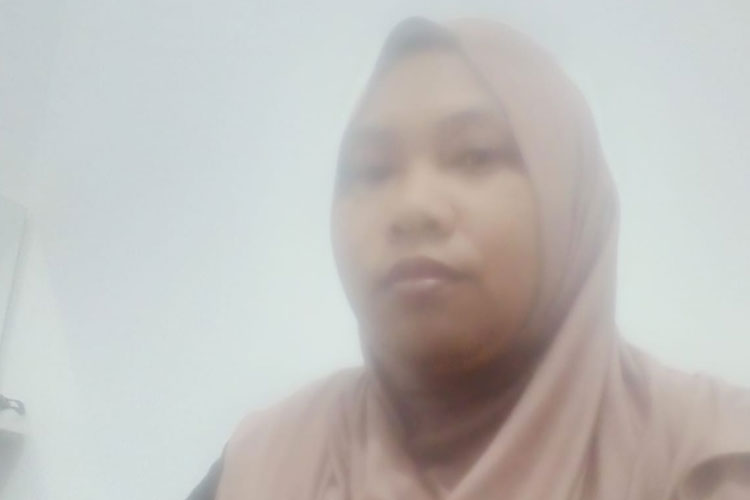 Asri Puji Rahayu ibu kandung korban atas nama Salsa Yonaf Oktavia mengaku ikhlas atas vonis hakim kepada terdakwa. (foto: Dok.TIMES Indonesia)