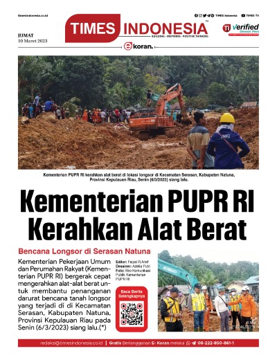 Edisi Jumat, 10 Maret 2023: E-Koran, Bacaan Positif Masyarakat 5.0