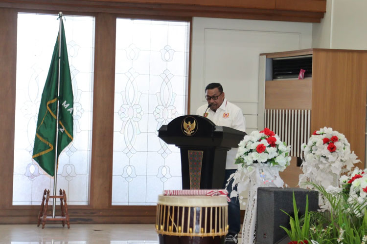 sangat memberikan apresiasi dan mendukung sepenuhnya atas dilantiknya kepengurusan PBVSI Provinsi Maluku masa bakti 2022-2023. (Foto: Dinas Kominfo Provinsi Maluku)