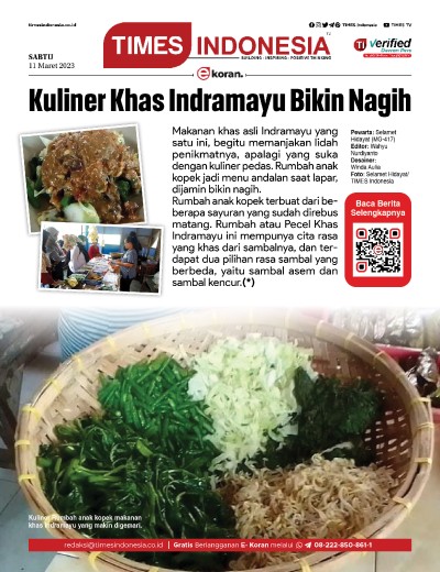 Edisi Sabtu, 11 Maret 2023: E-Koran, Bacaan Positif Masyarakat 5.0
