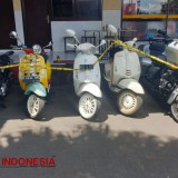 3 Vespa Mewah dan 2 Moge Milik Wahyu Kenzo Disita Polisi