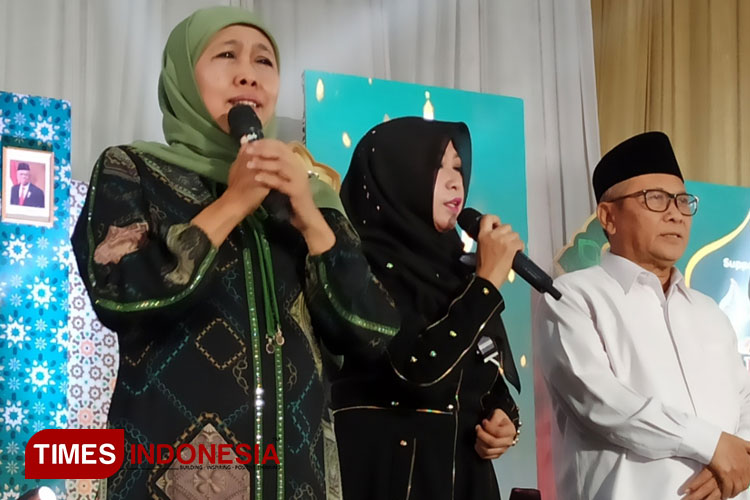 Hadiri Pengajian Akbar Al-Jihad Surabaya, Gubernur Jatim Khofifah Pesan Pentingnya Pendidikan