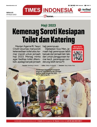 Edisi Minggu, 12 Maret 2023: E-Koran, Bacaan Positif Masyarakat 5.0