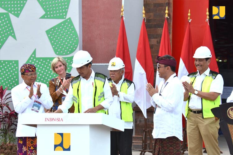Presiden RI Jokowi Resmikan TPST Kota Denpasar, Menteri PUPR RI: Tingkatkan Layanan Pengelolaan Sampah