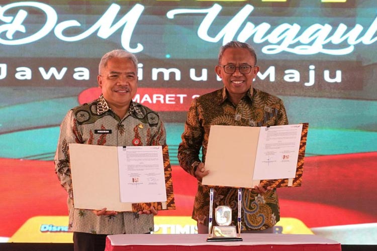 Bank Jatim dan Disnakertrans Jatim Teken Mou Penyediaan Tenaga Magang