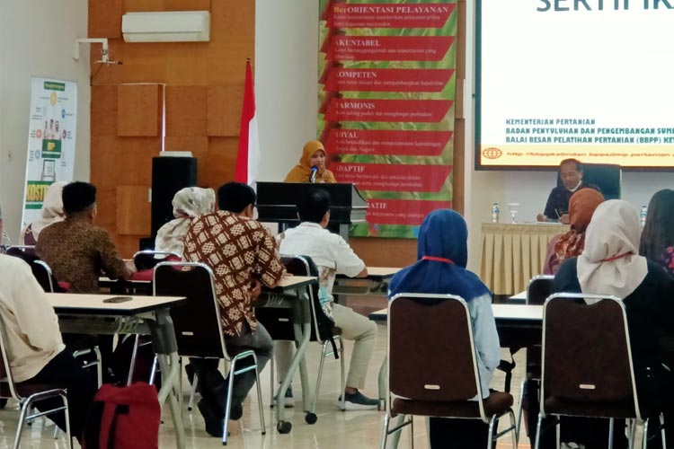 BBPP Ketindan dan LSP Kementan menyelenggarakan sertifikasi pengolahan hasil bagi pelaku usaha pertanian. (Foto: BBPP Ketindan for TIMES Indonesia)