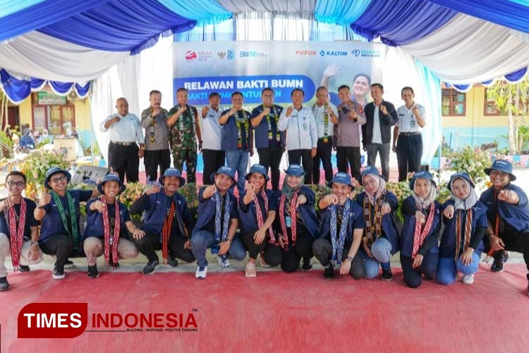 Kolaborasi bersama Bakti BUMN di Kecamatan Sepaku Kabupaten PPU Kaltim. (Foto: Komkor PKT for TIMES Indonesia)