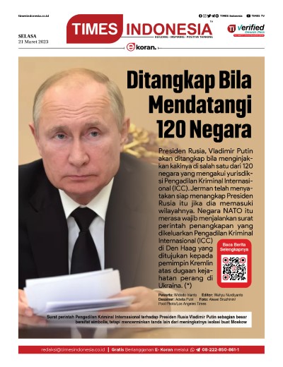 Edisi Selasa, 21 Maret 2023: E-Koran, Bacaan Positif Masyarakat 5.0