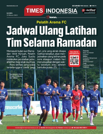 Edisi Kamis, 23 Maret 2023: E-Koran, Bacaan Positif Masyarakat 5.0