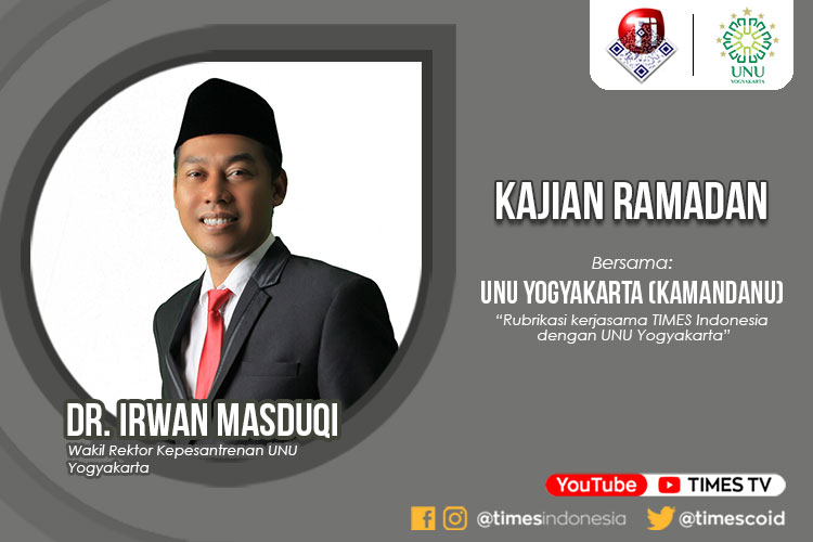 Dr. Irwan Masduqi, Lc. M. Hum, Wakil Rektor Kepesantrenan UNU Yogyakarta.
