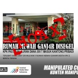 Cek Fakta: Salah, Rumah Ganjar Pranowo Disita KPK