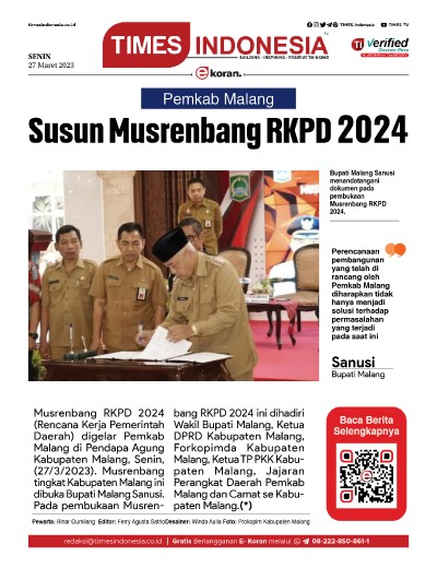 Edisi Senin, 27 Maret 2023: E-Koran, Bacaan Positif Masyarakat 5.0