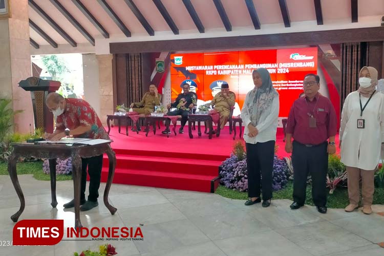 Suasana Musrenbang RKPD di Pendopo Kabupaten Malang, Senin (27/3/2023).(FOTO: Widodo irianto/TIMES Indonesia)