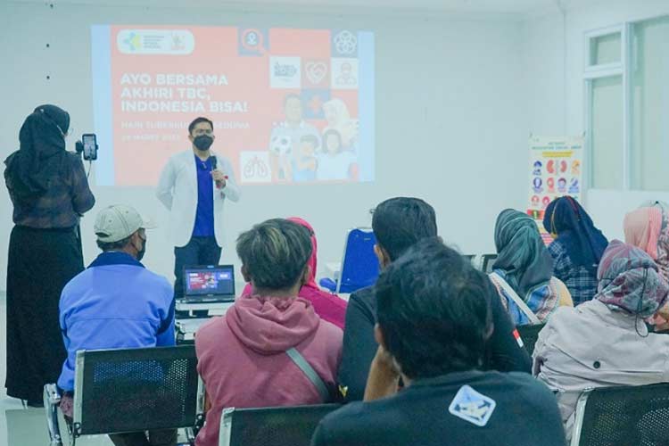 Kegiatan edukasi Tuberkulosis atau TBC yang digelar di RSUD Pandega Pangandaran (Foto: Dokumentasi RSUD Pandega Pangandaran)