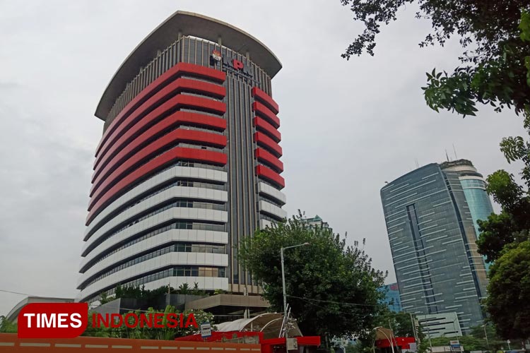 Gedung Merah Putih KPK di Jakarta. (FOTO: Moh Ramli/ TIMES Indonesia)