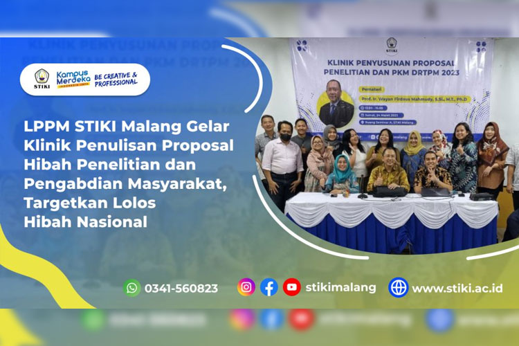 LPPM STIKI Malang Gelar Klinik Penulisan Proposal Hibah Penelitian dan Pengabdian Masyarakat, Targetkan Lolos Hibah Nasional