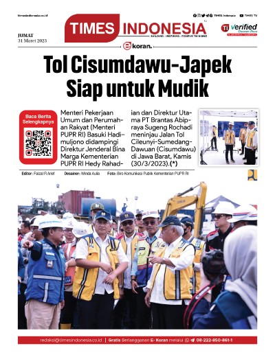Edisi Jumat, 31 Maret 2023: E-Koran, Bacaan Positif Masyarakat 5.0