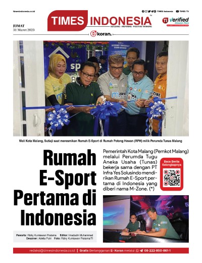 	Edisi Jumat, 31 Maret 2023: E-Koran, Bacaan Positif Masyarakat 5.0