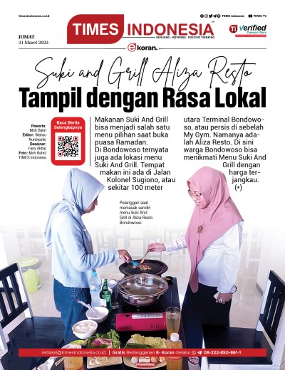 	Edisi Jumat, 31 Maret 2023: E-Koran, Bacaan Positif Masyarakat 5.0