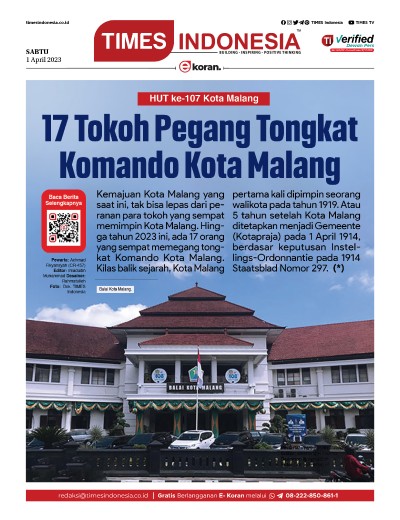  	Edisi Sabtu, 1 April 2023: E-Koran, Bacaan Positif Masyarakat 5.0 