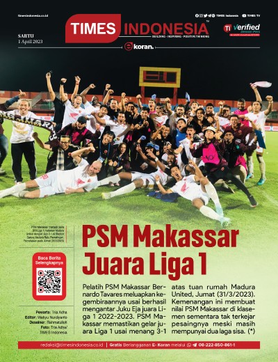  	Edisi Sabtu, 1 April 2023: E-Koran, Bacaan Positif Masyarakat 5.0 