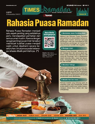  	Edisi Sabtu, 1 April 2023: E-Koran, Bacaan Positif Masyarakat 5.0 
