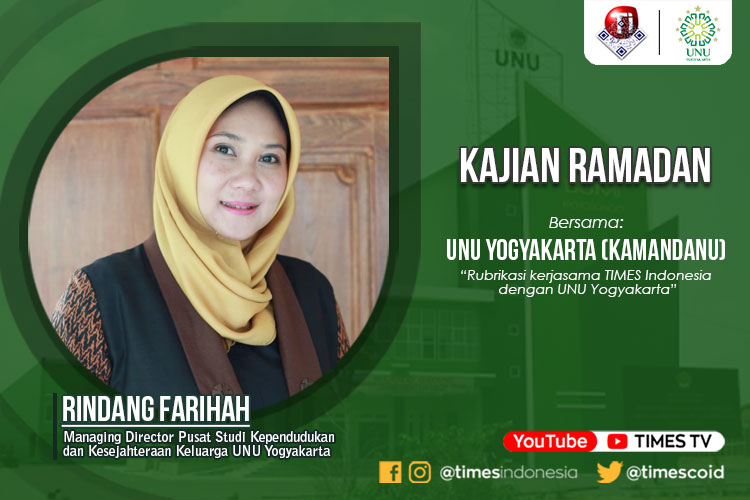 Rindang Farihah S.Ag MA, Managing Director Pusat Studi Kependudukan dan Kesejahteraan Keluarga Universitas Nahdlatul Ulama Yogyakarta.