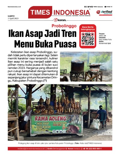 Edisi Sabtu, 1 April 2023: E-Koran, Bacaan Positif Masyarakat 5.0