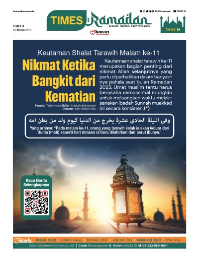 Edisi Sabtu, 1 April 2023: E-Koran, Bacaan Positif Masyarakat 5.0
