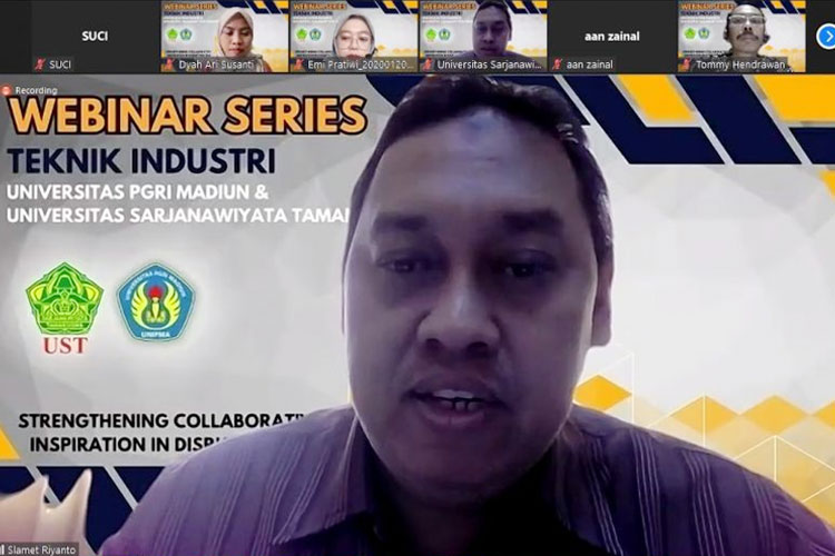 FT UNIPMA bersama UST Yogyakarta Suskes Gelar Webinar Series