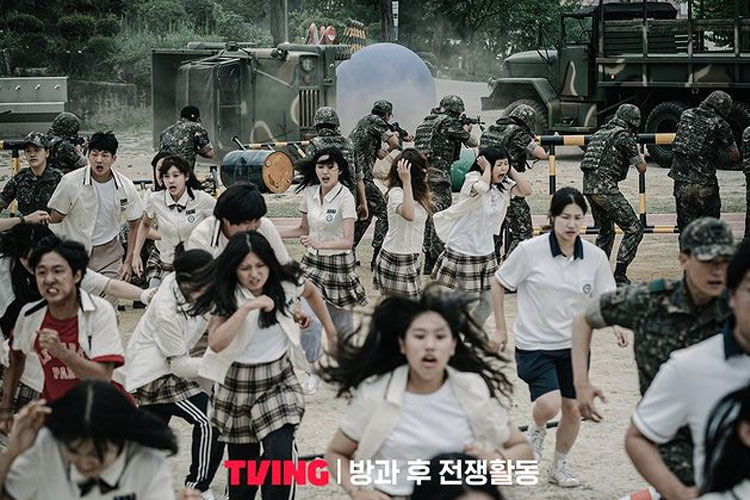 Salah satu adegan Duty After School, drakor viral yang tayang di VIU dan TVIng. (FOTO: TVIng)