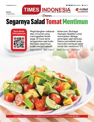 Edisi Senin, 3 April 2023: E-Koran, Bacaan Positif Masyarakat 5.0