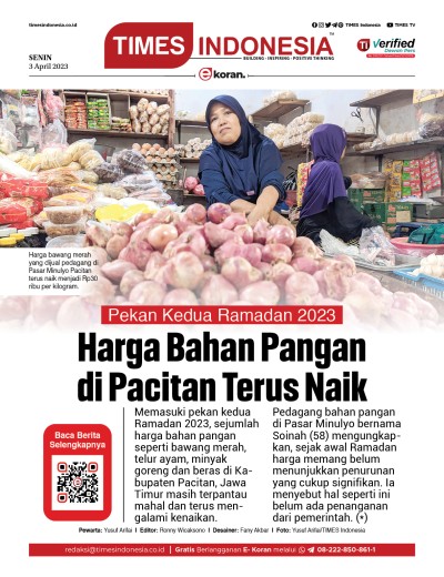 Edisi Senin, 3 April 2023: E-Koran, Bacaan Positif Masyarakat 5.0