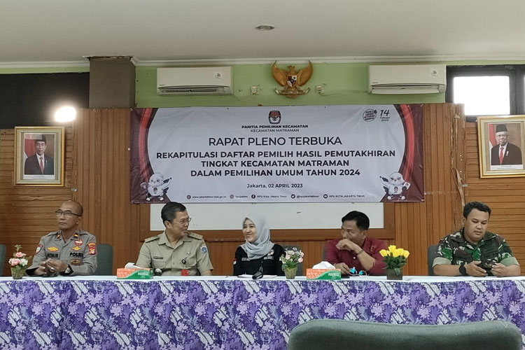 PPK Matraman Gelar Rapat Pleno Rekapitulasi DPHP