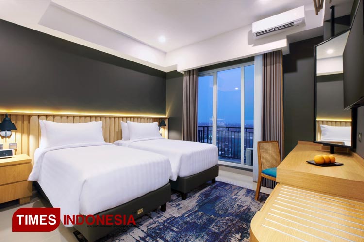 Kamar Penthouse Room dengan Twin bed yang baru diluncurkan Aston Mojokerto Hotel and Conference Center, Selasa (4/4/2023) (Dok. Aston Mojokerto for TIMES Indonesia)