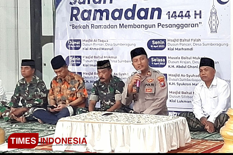Safari Ramadan, Masyarakat Pesanggaran Diajak Jaga Kondusifitas