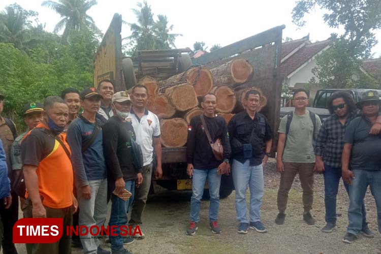Perhutani Banyuwangi Selatan Kembali Amankan Kayu Jati Ilegal