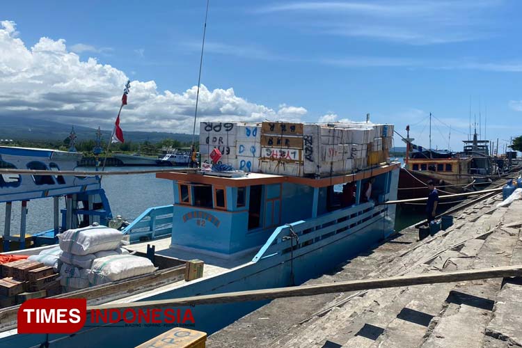 Tingkat Perjalanan Kapal Sembako Antar Kepulauan di Banyuwangi Cenderung Stagnan